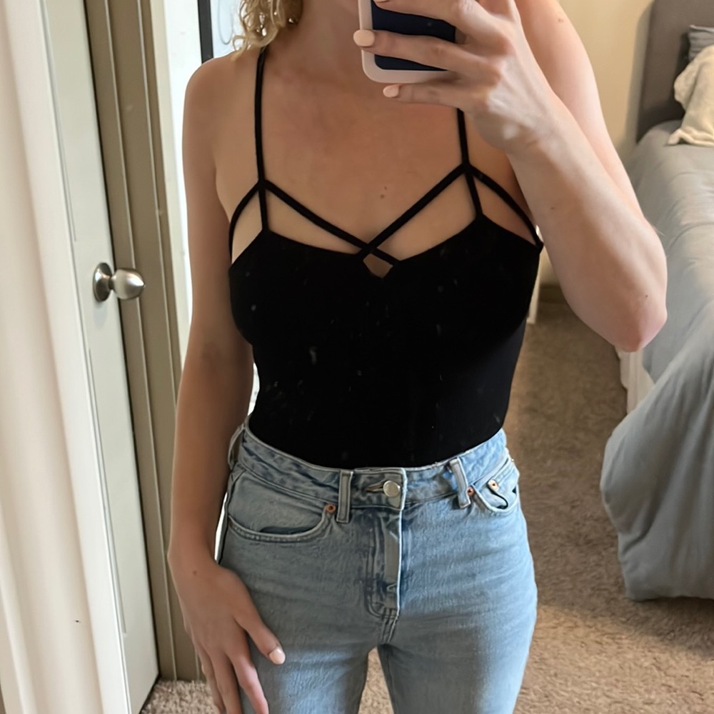 Soft Black Bodysuit